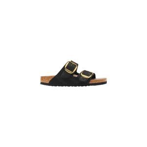 Birkenstock Black Synthetic Flat Women's Sandals
